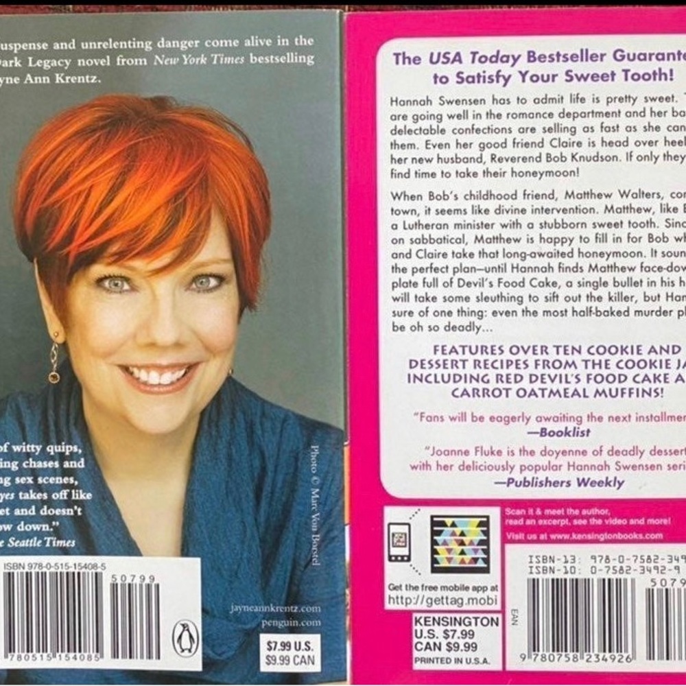 Krentz and Fluke murder mystery book bundle - Picture 2 of 2